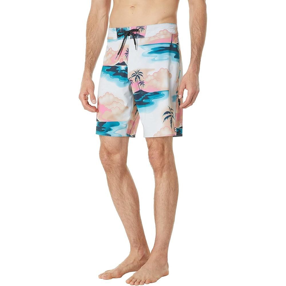Billabong Board Shorts Tropical Print Swim Trunks Beach Surf‎ Size 34